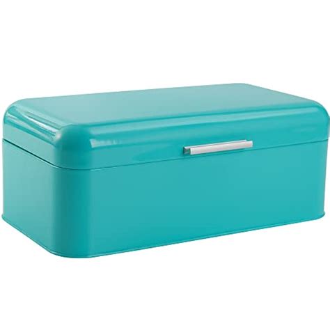 turquoise metal storage box|Amazon.com: Culinary Couture Extra Large Turquoise .